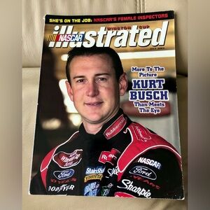 NASCAR Illustrated Magazine July 2003 Featuring Kurt Busch - Black & Red Cover